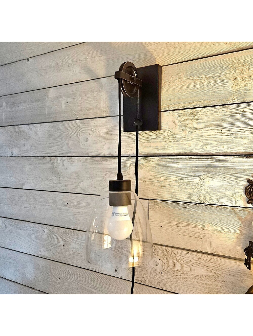 Kenroy Home Edis Adjustable Wall Sconce Blackened Oil Rubbed Bronze